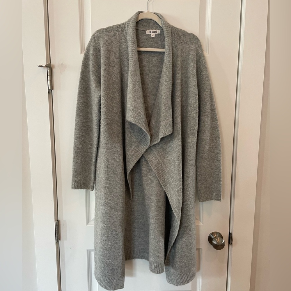 bb dakota grey jacket sweater